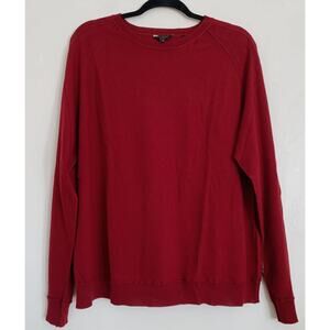 Red Men's Ted Baker 100% Wool Crewneck Sweater 6/XL